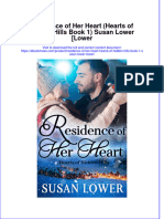 Residence of Her Heart Hearts of Hidden Hills Book 1 Susan Lower Lower Full Download Chapter