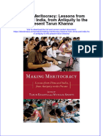 Making Meritocracy Lessons From China and India From Antiquity To The Present Tarun Khanna Download PDF Chapter