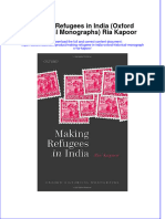 Making Refugees in India Oxford Historical Monographs Ria Kapoor Download PDF Chapter