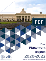 2022 Final Placement Report