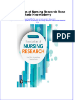 Foundations Of Nursing Research Rose Marie Nieswiadomy full chapter
