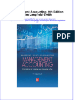 Management Accounting 9Th Edition Kim Langfield Smith Download PDF Chapter