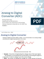 Analog To Digital Converter (ADC) : Microcontrollers (ME-3007)