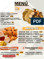 Asadero Pico Riko Menu