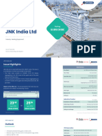 JNK India LTD IPO Note