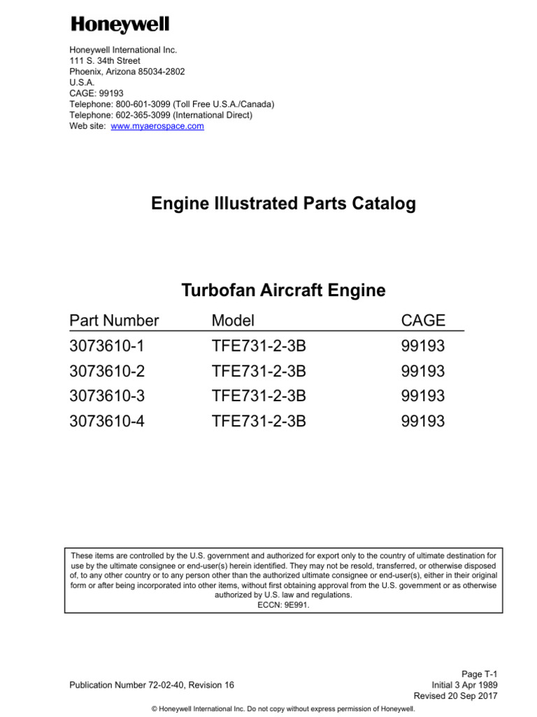 Tfe731-2-3b Ipc | PDF | License | Damages