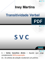 TRANSITIVIDADE VERBAL