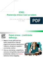 STRES - Prevencija Stresa Na Radu