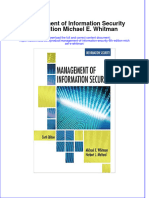 Management of Information Security 6Th Edition Michael E Whitman Download PDF Chapter