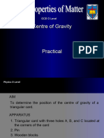 Practical-Centre of Gravity