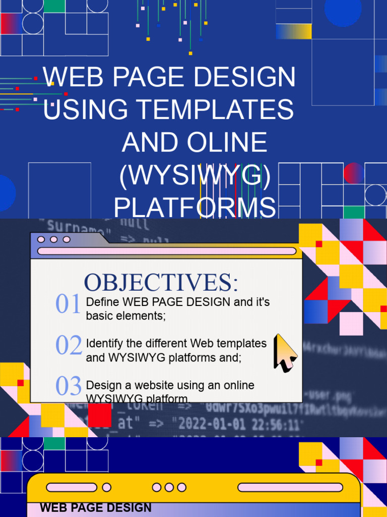 Web Design with Templates & WYSIWYG | PDF | Web Design | Software ...