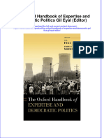 The Oxford Handbook Of Expertise And Democratic Politics Gil Eyal Editor  ebook full chapter