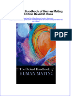 The Oxford Handbook of Human Mating 1St Edition David M Buss Ebook Full Chapter