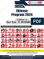 Eklavya Cohort 1 22 Dec. 22