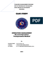 Case Study Operation Management Operatio