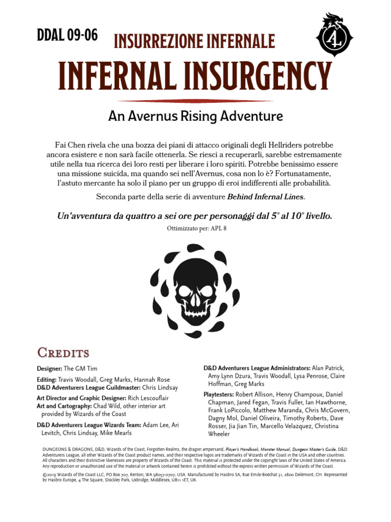 Infernal Insergency ITA | PDF