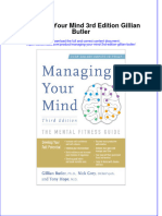 Managing Your Mind 3Rd Edition Gillian Butler Download PDF Chapter