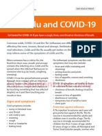 Colds, Flu and COVID-19