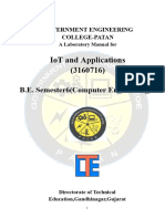 IOT and Applications - Lab Manual