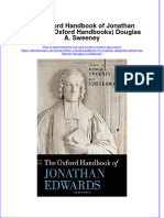 The Oxford Handbook of Jonathan Edwards Oxford Handbooks Douglas A Sweeney Ebook Full Chapter