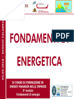 Fondamenti Di Energetica - Modulo 5