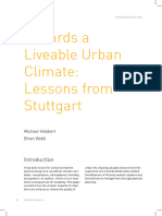 Towards A Liveable Urban Climate Lessons From Stut