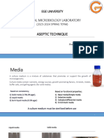 Week 2 Aseptic Technique