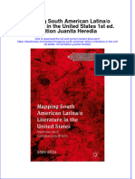 Mapping South American Latina O Literature in The United States 1St Ed Edition Juanita Heredia Download PDF Chapter