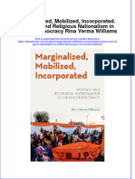 Marginalized Mobilized Incorporated Women And Religious Nationalism In Indian Democracy Rina Verma Williams download pdf chapter