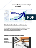 Difference Between Budgeting and Forecasting in A Company