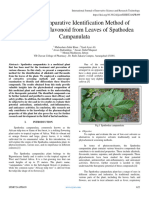 A Novel Comparative Identification Method of Alkaloid and Flavonoid From Leaves of Spathodea Campanulata