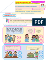 DIA 1 ¡Vivimos en armonía entre costumbres diferentes