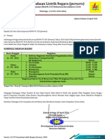 Surat Panggilan Tes Calon Karyawan BUMN PT PLN (Persero)