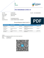 Kartu Vaksin 123 Rizki Pratama. - 1