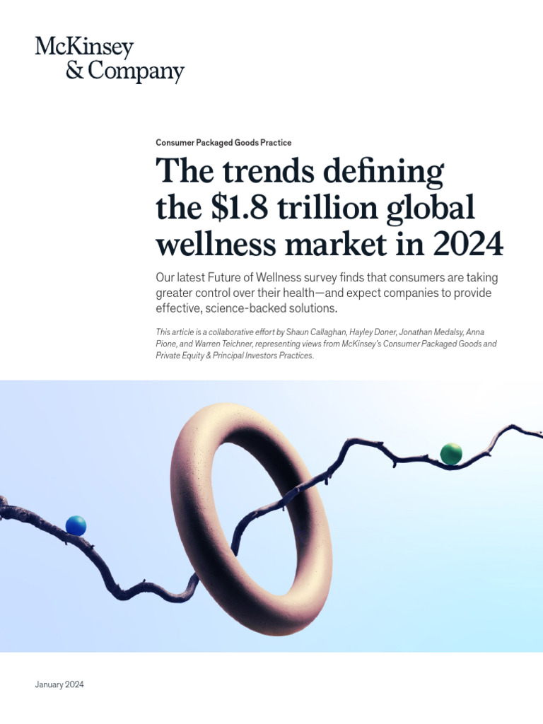2024 Global Wellness Market Trends | PDF | Wearable Technology | Ageing