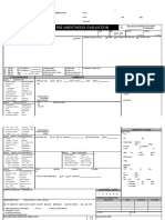 MED-F-015 Pre - Anesthesia Record Form