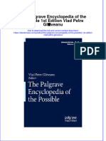 The Palgrave Encyclopedia Of The Possible 1St Edition Vlad Petre Glaveanu  ebook full chapter