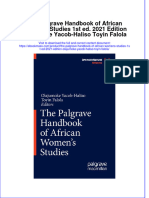 The Palgrave Handbook Of African Womens Studies 1St Ed 2021 Edition Olajumoke Yacob Haliso Toyin Falola  ebook full chapter