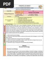 Module 4 Strategic Management