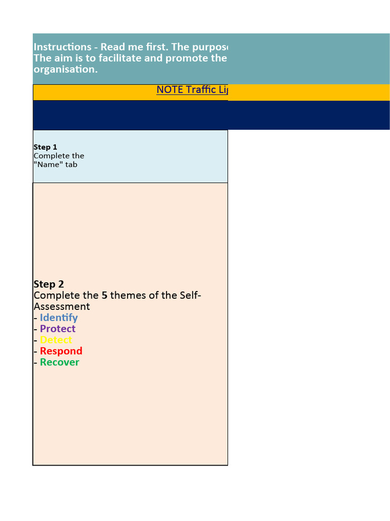 Cyber Resilience Self-Assessment Guide | PDF | Security | Computer Security