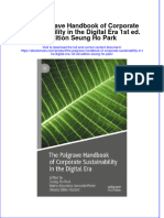 The Palgrave Handbook of Corporate Sustainability in The Digital Era 1St Ed Edition Seung Ho Park Ebook Full Chapter