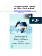 Fundamentals Of Corporate Finance 5Th Global Edition Jonathan Berk full chapter