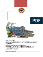 Prototipe Rencana Pembelajaran Perubahan Dan Pencemaran Lingkungan