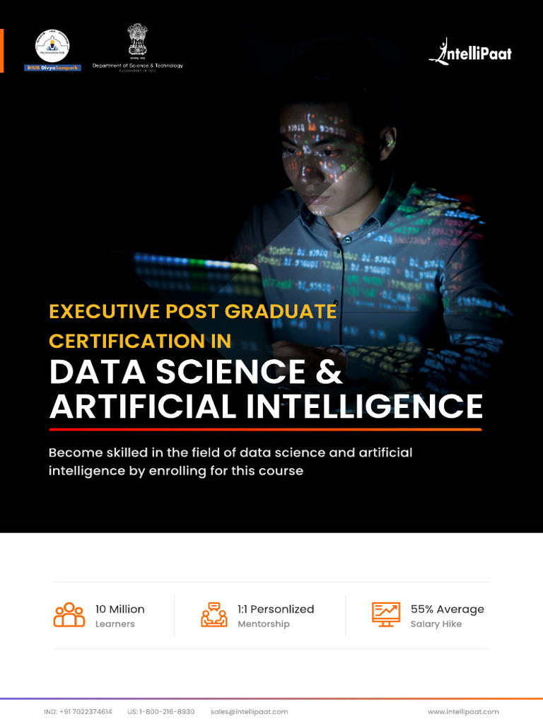 Executive PG Certification in Data Science | PDF | Deep Learning ...