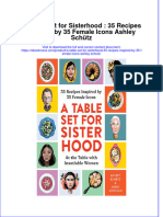 A Table Set For Sisterhood 35 Recipes Inspired by 35 Female Icons Ashley Schutz Full Chapter