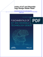 Fundamentals of Iot and Wearable Technology Design Haider Raad Full Chapter
