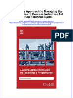 A Systems Approach To Managing The Complexities of Process Industries 1St Edition Fabienne Salimi Full Chapter