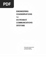 Engineering Considerations For Microwave Communications Systems Considerations