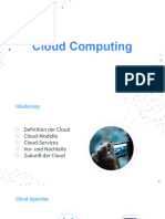 Cloud Präsentation Praktikum Software AG