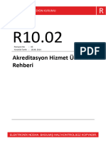 R10-02-05 Akreditasyon Hizmet Ücretleri Rehberi